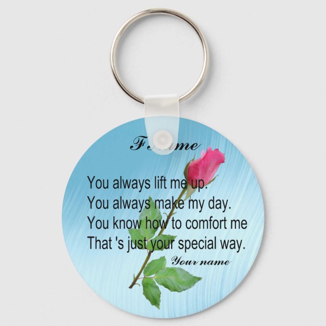 PERSONALIZE FRIEND-KEYCHAIN KEY RING (Front)