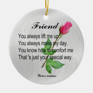 PERSONALIZE FRIEND- ORNAMENT
