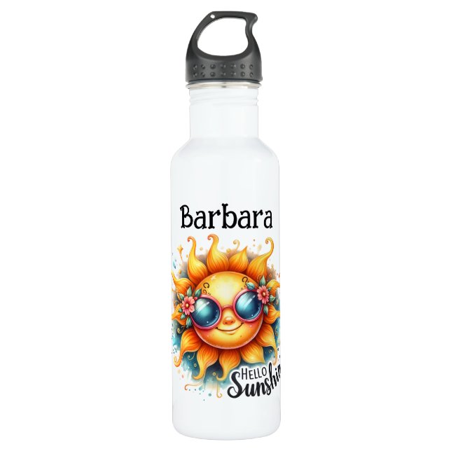 Personalize Hello Sunshine 710 Ml Water Bottle (Front)