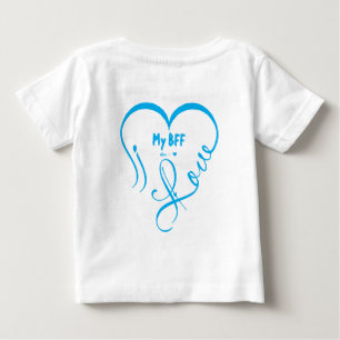 Personalize I Love My BFF • You = ♥ Baby T-Shirt