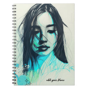 PERSONALIZE: Illustrated Portrait Notebook