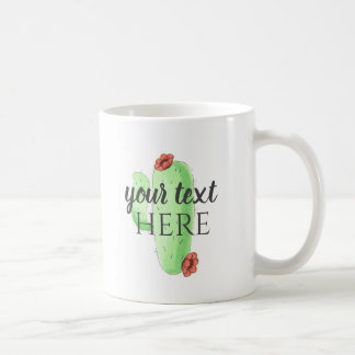 Personalize it!! Custom Cactus Themed Coffee Mug
