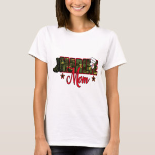 Personalize Marine Mom with Dog Tag T-Shirt