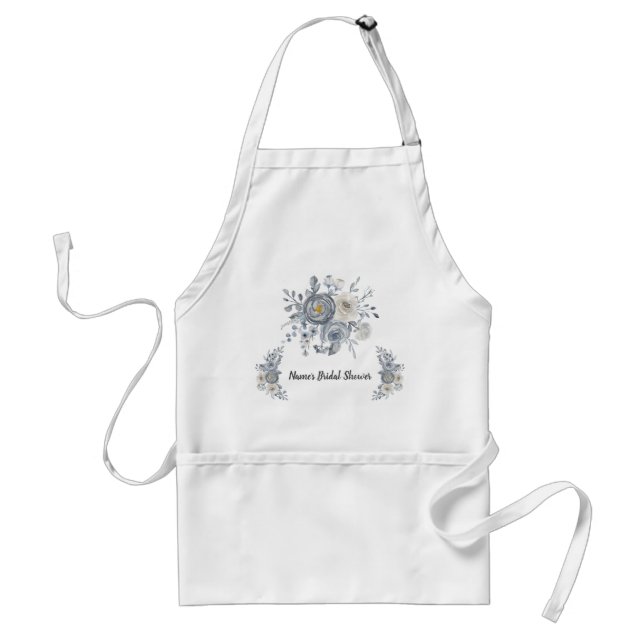 Personalize Me! Bridal Shower Apron-Autographable Standard Apron (Front)