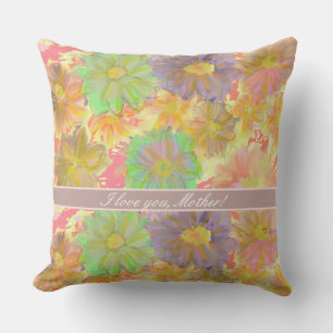 Personalize Modern Beautiful Mother’s Day Cushion