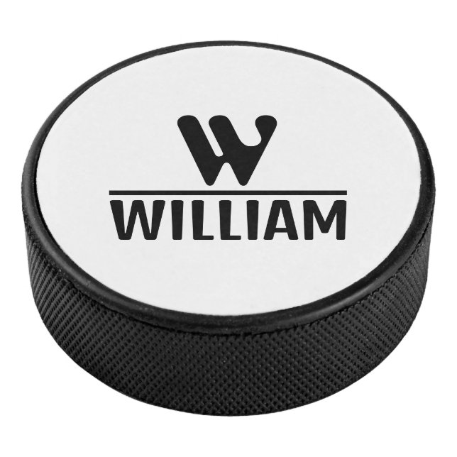 Personalize Monogram Name Puck (3/4)