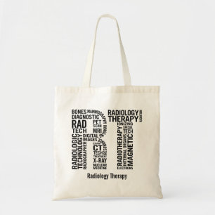 Personalize Radiology Technologist RT Rad Tech Tote Bag