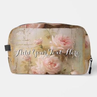 Personalize Romantic Roses Cosmetic Toiletry Bag
