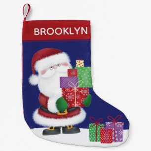 Personalize Santa Small Christmas Stocking