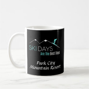 Personalize Ski Days Best Days Winter Snow Mug