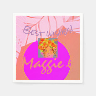Personalize Summer Picnics, Vacation and Birthdays Napkin