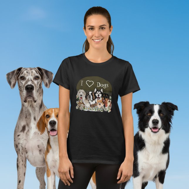 Personalize Text Dog Pack Club T-Shirt (.)