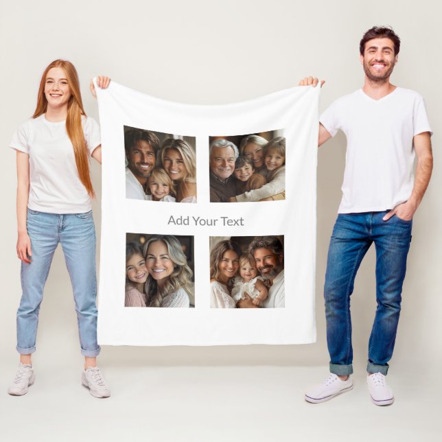 Personalize This Blanket Add Your Photo and Text (In Situ)