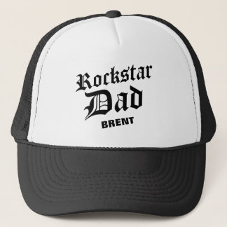 Personalize This Rockstar Dad Trucker Hat
