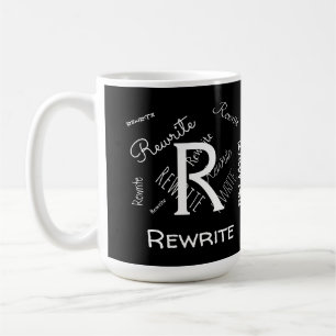 Personalize this template, MONOGRAM, FAMILY, NAME, Coffee Mug