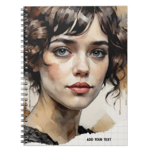 PERSONALIZE: Watercolor Portrait Notebook