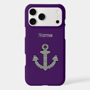 Personalize With A Name Purple Anchor