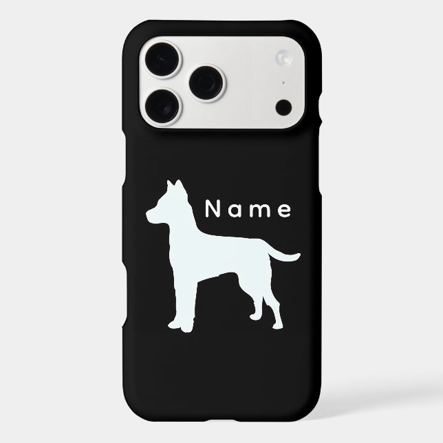 Personalize With A Name White Dog    (Back)