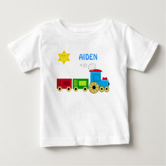 PERSONALIZE WITH YOUR CHILD'S NAME CUTE TRAIN SHIR BABY T-Shirt