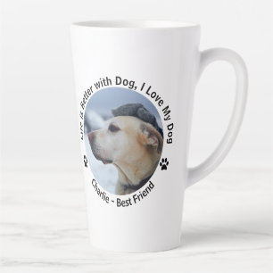 Personalize Your Own Custom Made Design Pet Photo  Latte Mug
