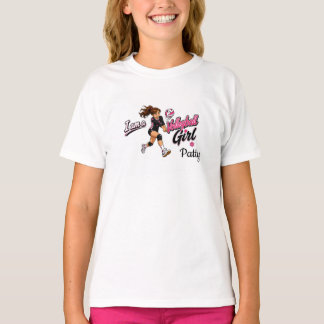 Personalizec Volleyball Girl T-Shirt for Teens