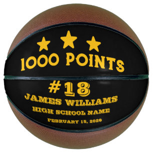 Personalized 1000 Points Gift for Players  Basketball