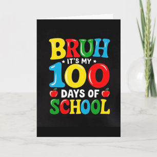 Personalized 100th Day of School Card