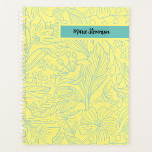 Personalized 12 Month Floral Planner