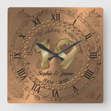 Personalized 19th Bronze Anniversary Gift Idea