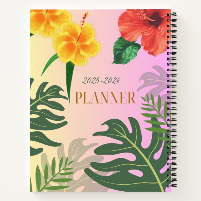 Personalized 2025-2026 Student Planner | Islander  Notebook (Back)