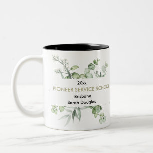 Personalized 2025 JW Pioneer Service School   Two-Tone Coffee Mug