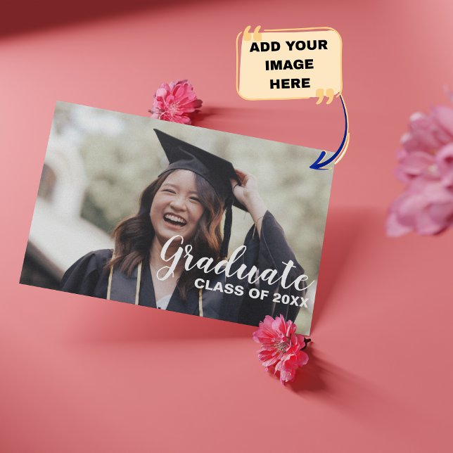 Personalized 2026 Graduation Photo Mini Invitation (Personalized 2026 Graduation Photo Mini Invitation Card for Party Announcements)
