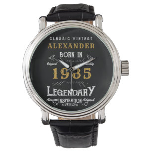 Personalized 40th Birthday Or Retirement Born 1985 Watch