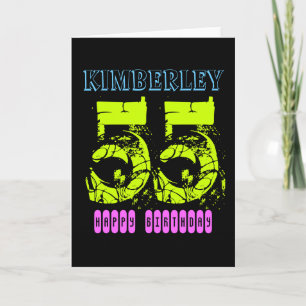 Personalized 55th Birthday Greeting Card