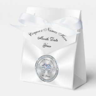 Personalized 60th Anniversary Party Favors Boxes
