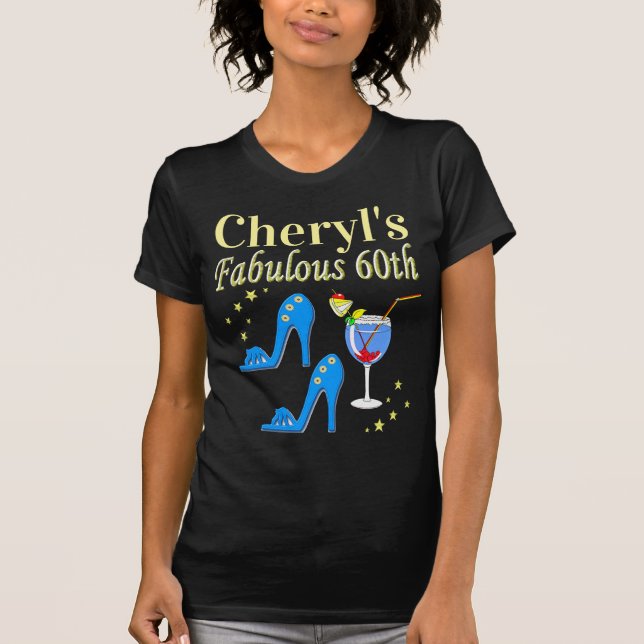 PERSONALIZED 60TH BIRTHDAY PARTY GIRL T-Shirt (Front)