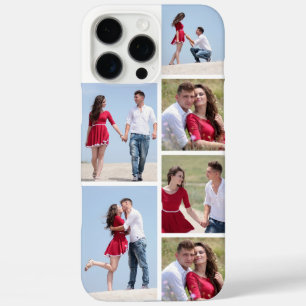 Personalized 6 Photo Collage iPhone 16 Pro Max Case