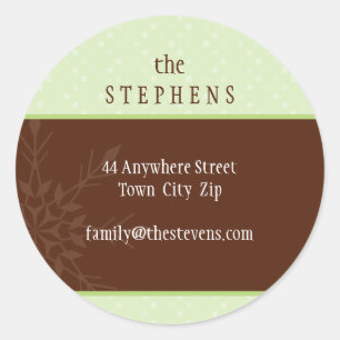 PERSONALIZED ADDRESS LABEL :: magical snowflake 2