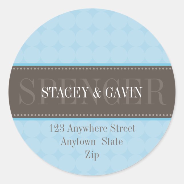 PERSONALIZED ADDRESS LABELS :: decorativeband 1 (Front)