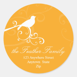 PERSONALIZED ADDRESS LABELS :: whimsicalbird 4