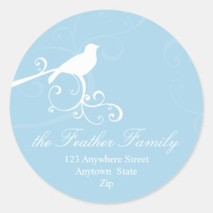PERSONALIZED ADDRESS LABELS :: whimsicalbird 5