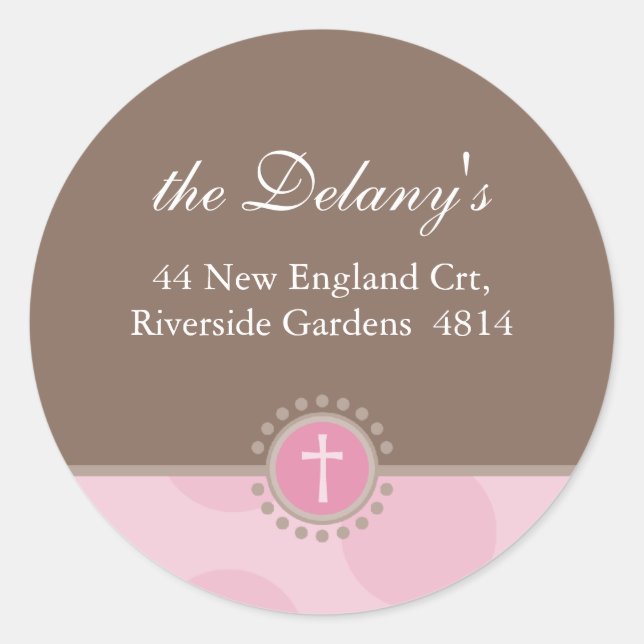 PERSONALIZED ADDRESS SEALS :: polkadot 1 (Front)