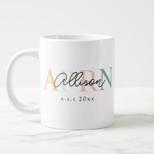 Personalized Advanced Practice Registered Nurse Large Coffee Mug