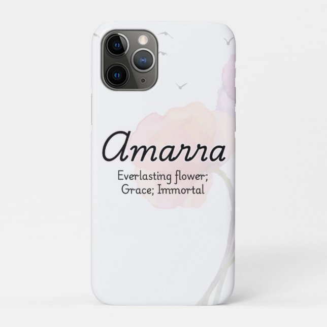 Personalized Amarra iPhone / iPad case (Back)