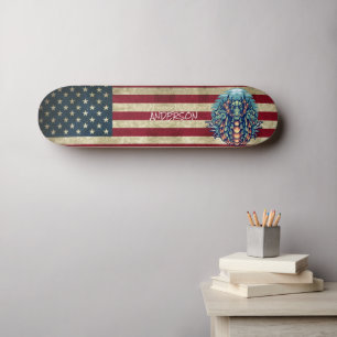 Personalized American Dragon Skateboard