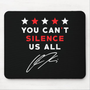 Personalized American Men Women You Cant Silence U Mouse Pad