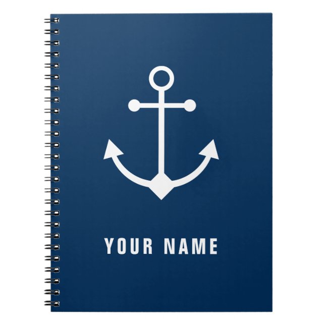 Personalized Anchor Notebook (Front)