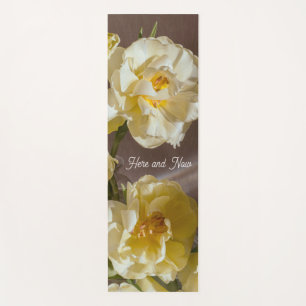 Personalized and elegant floral yoga mat