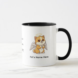 Personalized Angel Dog Memorial Mug (Two-Sided)