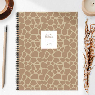 Personalized Animal Print Giraffe Spots 2022 Planner